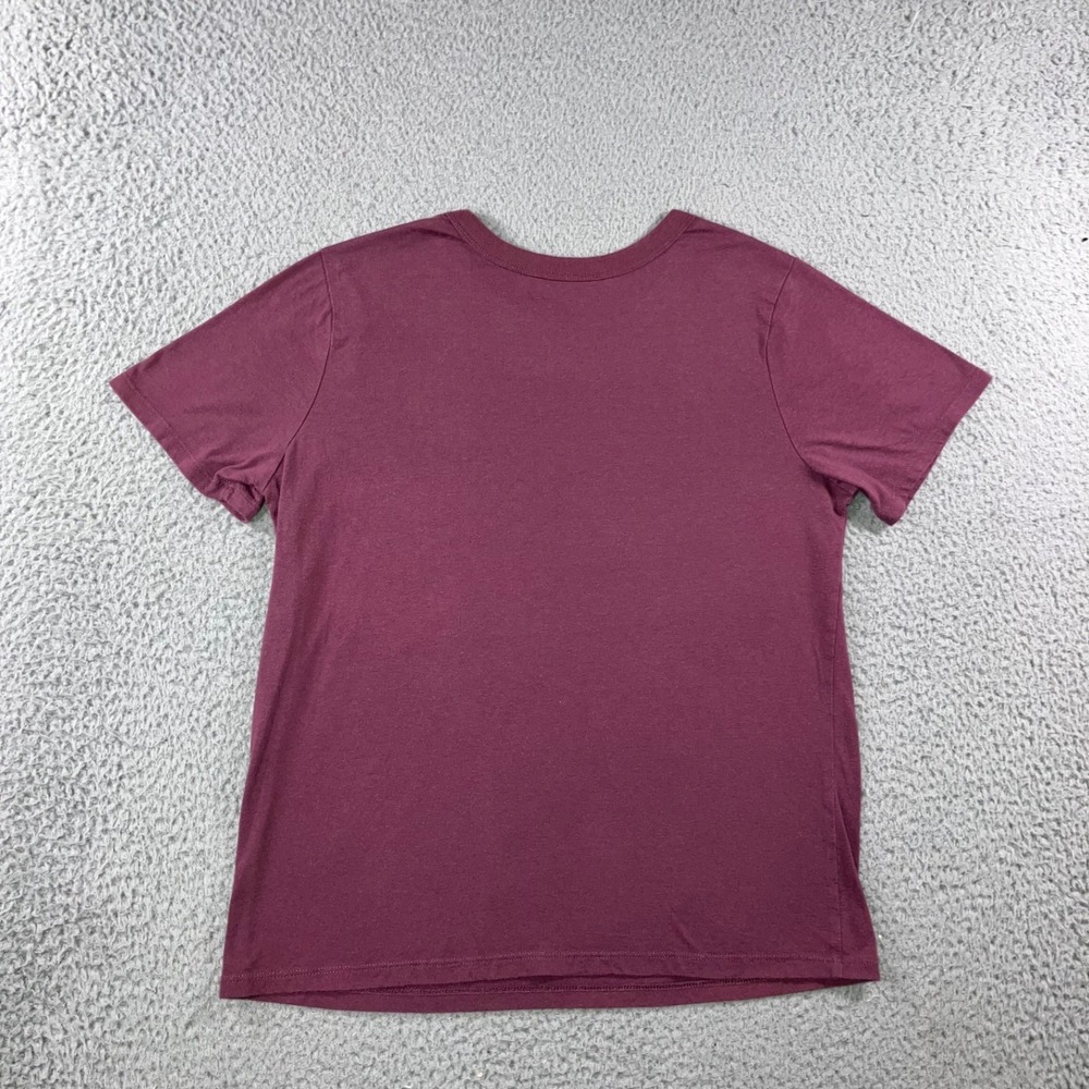 Pink Floyd T Shirt Women M Burgundy Dark Side of the Moon Graphic Tee Retro Alt - Picture 2 of 10